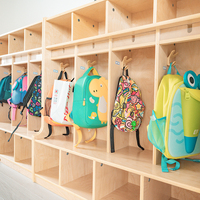 Série Ranch Enfance : Meubles de Crèche et Maternelle, Armoire à Sacs d'École pour la Maternelle