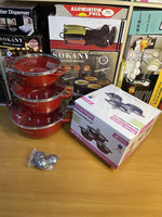 Batterie de cuisine en aluminium antiadhésive 20cm 24cm 28cm, comprenant une marmite à couvercle, une cocotte en granit, une grande marmite à soupe et un ensemble de casseroles à pâtes – Vente chaude