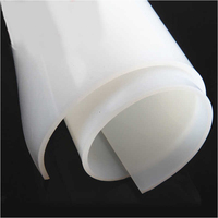 Feuille de caoutchouc silicone souple blanche 50A duromètre, adhésif haute température, 12x12 pouces, épaisseur 1mm, rouleau de feuille de silicone à découper