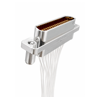 Connecteur aviation femelle à souder 37 broches J30J-37ZKL anti-vibration à connexion stable pour instruments de test aérospatiaux de précision