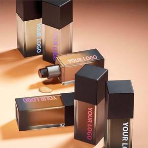 Maquillaje de cobertura completa líquida con etiqueta privada personalizada, base correctora impermeable mate de larga duración, ingrediente principal de manteca de karité - Product Image 1