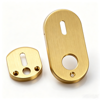 Pièces de plaque en laiton usinées CNC de haute qualité, composants métalliques usinés sur mesure de précision