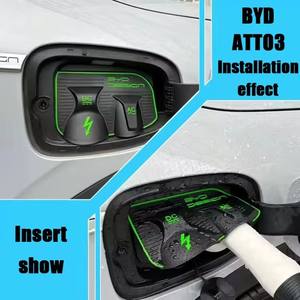 ฝาครอบกันน้ำสำหรับช่องชาร์จรถยนต์ สำหรับ BYD Dolphin Seal Seagull Atto 3 Song Plus Han แบบเปลือกหุ้ม ป้องกันฝุ่นและฝน - Product Image 6
