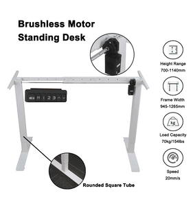 Chiều Cao Có Thể Điều Chỉnh Bàn 2 Giai Đoạn Có Thể Điều Chỉnh Bàn Chân Động Cơ Duy Nhất Điện Đứng Bàn Khung Cho Máy Tính Văn Phòng Bảng - Product Image 2