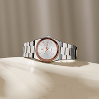 Montre pour femme Gohuos 78807 originale élégante, lumineuse, étanche, en acier inoxydable, montre à quartz pour femme, montre-bracelet pour femme
