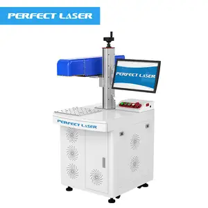 Perfecte Laser 3D Kleur Gedrukt Fiber Laser Graveren Markering Machine Voor Metaal/Plastic/Tag/Sleutelhangers/pen