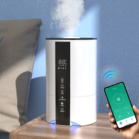 Humidificateur d'air, capacité de 4,5 L, utilisation polyvalente, adapté à la maison, au bureau, à la salle de classe, à divers espaces intérieurs