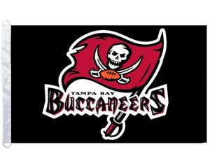 Bandiera Personalizzata all'Ingrosso 3x5ft Monofacciale con Occhielli, Bandiera dei Tampa Bay Buccaneers - Product Image 1
