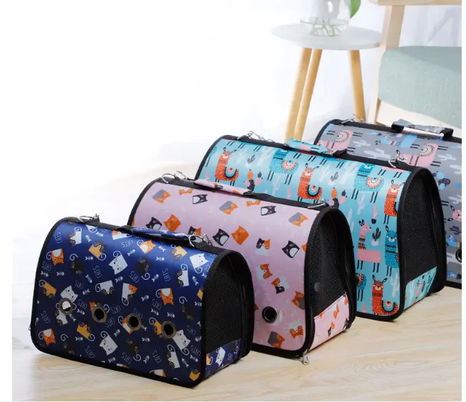 Eco-Friendly Oxford Pet Carrier Storage Case Cat Tote Bag Dog Travel Bag