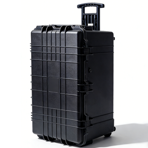 Ningbo fabrika büyük boy sert PP plastik enjeksiyon ekipmanları koruyucu taşıma taşıma uçuş ile tekerlekli çanta tekerlek - Product Image 2