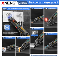 Multimètre numérique à stylet A3006A avec affichage 4 chiffres, capacité 4000F, tension AC/DC 600V, détection d'électricité inductive sans contact, Hz