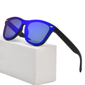 Модные стили Uv400 Мужские и женские зеркальные солнцезащитные очки с поляризованной оправой для ПК брендовые дизайнерские солнцезащитные очки - Product Image 2