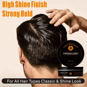 Pommade privée pour hommes-Tenue moyenne Shine à base d'eau <span class=keywords><strong>oz</strong></span> Pack Wax Like Flake All Day Hair Free Gel Coiffures Facile à laver - Product Image 3