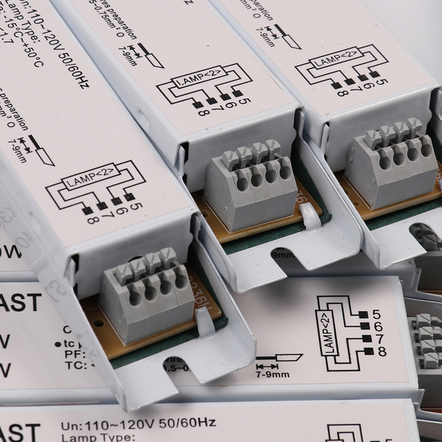 110V 2X36W Electronic Ballast for T8 Tube Lamps Made in China Somesino