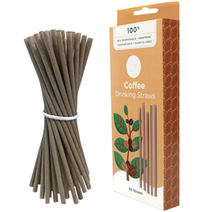 Pailles à boire individuelles JIAHUI en bagasse <span class=keywords><strong>de</strong></span> canne à <span class=keywords><strong>sucre</strong></span> biodégradable et compostable pour le camping - Product Image 1