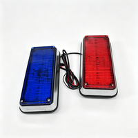 LED-Warnblitzleuchte Rot Blau DC12V/24V Sicherheitssignalleuchte für Wachhäuschen