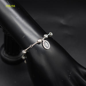 JYB256 braccialetto <span class=keywords><strong>rosario</strong></span> vergine maria in <span class=keywords><strong>argento</strong></span> sterling S925 di alta qualità all'ingrosso bracciale <span class=keywords><strong>rosario</strong></span> vergine maria in <span class=keywords><strong>argento</strong></span> Sterling <span class=keywords><strong>925</strong></span> - Product Image 1