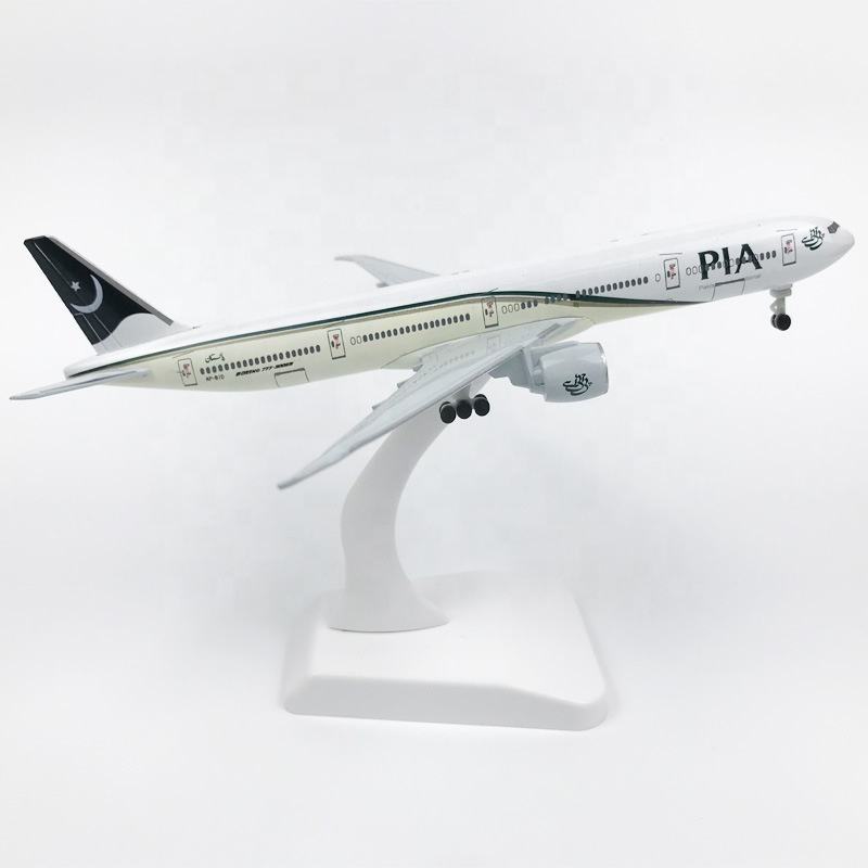 Hot Sale 20cm Alloy Aircraft Model Pakistan Boeing 777 Die Cast Metal Toys  Airplane Model Toy Availanble for Collection