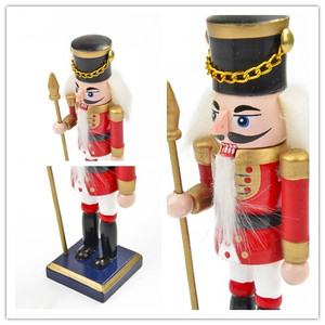 4 cái thiết lập bằng gỗ cascanueces Solider nutcracker với Strings cho cây giáng sinh trang trí - Product Image 4