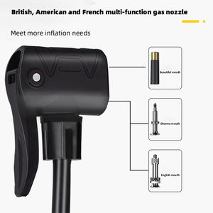 <span class=keywords><strong>Pompe</strong></span> <span class=keywords><strong>à</strong></span> tube en acier noir haute pression 160PSI hauteur 650mm <span class=keywords><strong>avec</strong></span> adaptateur de valve multi-usage pour <span class=keywords><strong>un</strong></span> gonflage rapide des pneus - Product Image 3