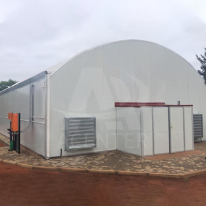 Grande serre agricole de privation de lumière automatique de 8x16m pour la culture de champignons de chanvre - Product Image 1