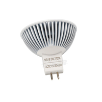 Éclairage radar Ampoules LED en aluminium gainé de plastique 3w 5w 7w Vente en gros Ampoule MR16 pour éclairage extérieur CRI 90 +