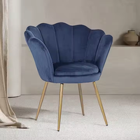 Fauteuil individuel moderne très populaire pour petit appartement, balcon, salon, idéal pour le maquillage, la détente, avec dossier tendance