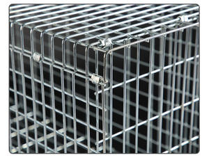 Piège à Animaux Vivants Pliable en Métal Massif pour le Contrôle des Nuisibles, <span class=keywords><strong>Cage</strong></span> de Capture de Chats et Lapins en Acier - Product Image 6