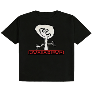 <strong>Radiohead</strong> Stick Figure Abstract Graphic Print T-<strong>Shirt</strong> Rock Band Music Fan Merchandise Crew Neck T-<strong>Shirt</strong> with Letter Print - Product Image 5