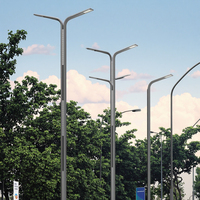 Lampadaire LED intelligent du fabricant LaiHong 200W ~ 500W en alliage d'aluminium IP67 étanche Lampadaire LED