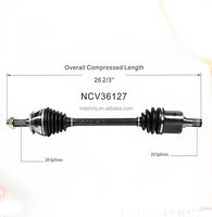 Arbre de transmission avant gauche côté conducteur NCV36127, pièce de rechange automobile OEM 44306-SDB-A00 pour Honda Accord 2003-2007, demi-arbre