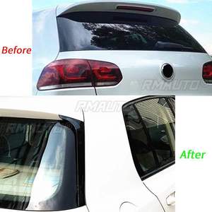 Aileron latéral de fenêtre arrière de voiture, canards, séparateurs pour Volkswagen Golf 6 MK6 GTI GTR GTD 2008 2009 2010 2011 2012 2013 - Product Image 3