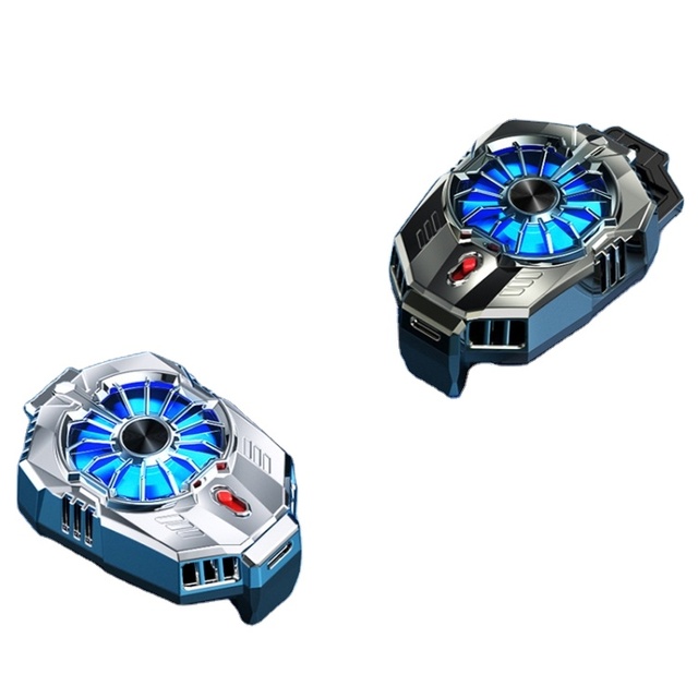 2024 Best Selling X20 Mobile Gaming Semiconductor Cooling Back Clip LED Light Mini Phone Cooling Fan Radiator