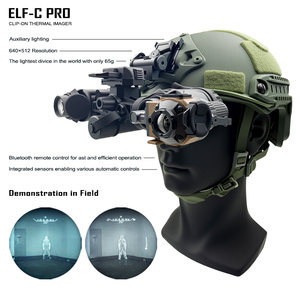 QCNV Jerry-C ELF-C PRO Clip-On Imageur Thermique Vision Nocturne Fusion Kits De Logement Monoculaire Vision Nocturne Télescope Modèle OEM/ODM - Product Image 5