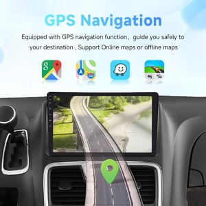 Autoradio Android Rhythm, nouveau modèle 9 pouces, GPS, Carplay, BT, WiFi pour Dodge Grand Caravan 2008-2020, Chrysler Town & <span class=keywords><strong>Country</strong></span> 2011-2016 - Product Image 5