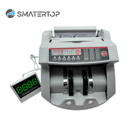 Compteur de factures USD/EUR/IQD/TRY 2108 écran LCD UV/MG multi-devises Machine de comptage détecteur de trésorerie compteur d'argent compteur de factures