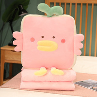 Vente en gros de couvertures pour bébé OEM avec motif de canard en peluche, couvertures douces en flanelle portables pour l'hiver, couvertures en peluche personnalisées
