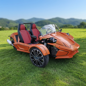 Quadricycle électrique EGO à trois roues avec châssis en acier, 2 places, certifié CE, capacité de charge de 300 kg - Product Image 1
