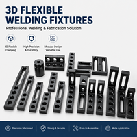 Système de gabarit de soudage flexible 3D, plateforme de soudage tridimensionnelle avec kits de fixation complets pour travaux de soudage métallique