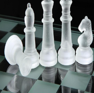 Scacchiera smart glass scacchi <span class=keywords><strong>in</strong></span> bianco e nero - Product Image 4