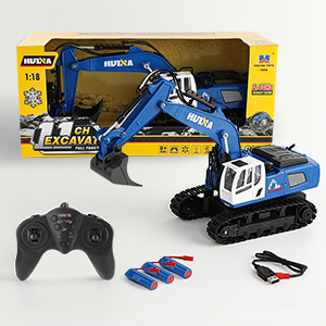 colorful RC Excavator 1558 BLUE