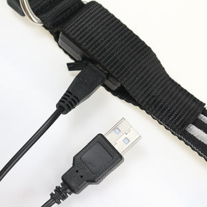 USB ajustável LED Dog Collar com Quick Release Feature tamanho personalizado impressão padrão fitas decorativas - Product Image 6