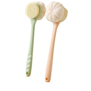 Bath Brush With Nylon Bristles Double Sided Oval Shape For <b>Scrubbing</b> And Cleaning <b>Body</b> - Product Image 2