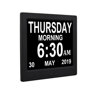 2019 mejor <span class=keywords><strong>regalo</strong></span> <span class=keywords><strong>abuelo</strong></span> gran pantalla 8 pulgadas Digital día calendario reloj para la demencia o Alzheimer Eldly - Product Image 4