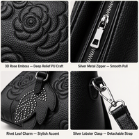 Sac à bandoulière OEM vintage en cuir PU gaufré effet croco pour femme, sac de navetteur de luxe, sac fourre-tout quotidien avec poignée supérieure