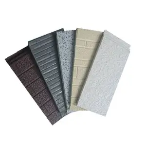 Metal building boards prefabricated sound proof insulation exterior wall decorative foam panels fireproof