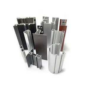 Profil ekstrusi aluminium seri 6000 kustom