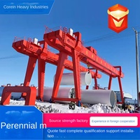 L'usine fournit une grue portique électrique de 25 tonnes avec boîte de vitesses et PLC, hauteur de levage de 12 m, utilisée pour le levage de marchandises.