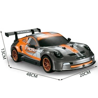 Coche RC Jacko Toys 4x4 Escala 1/10, Coche RC de Alta Velocidad, Vehículo de Carreras Todoterreno de 2.4GHz con Aceleración de un Toque para Niños