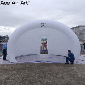 Dôme gonflable de tente extérieure géante, tente de mariage gonflable pour fêtes et événements, tente <span class=keywords><strong>Luna</strong></span> Demi-dôme gonflable brillant - Product Image 1
